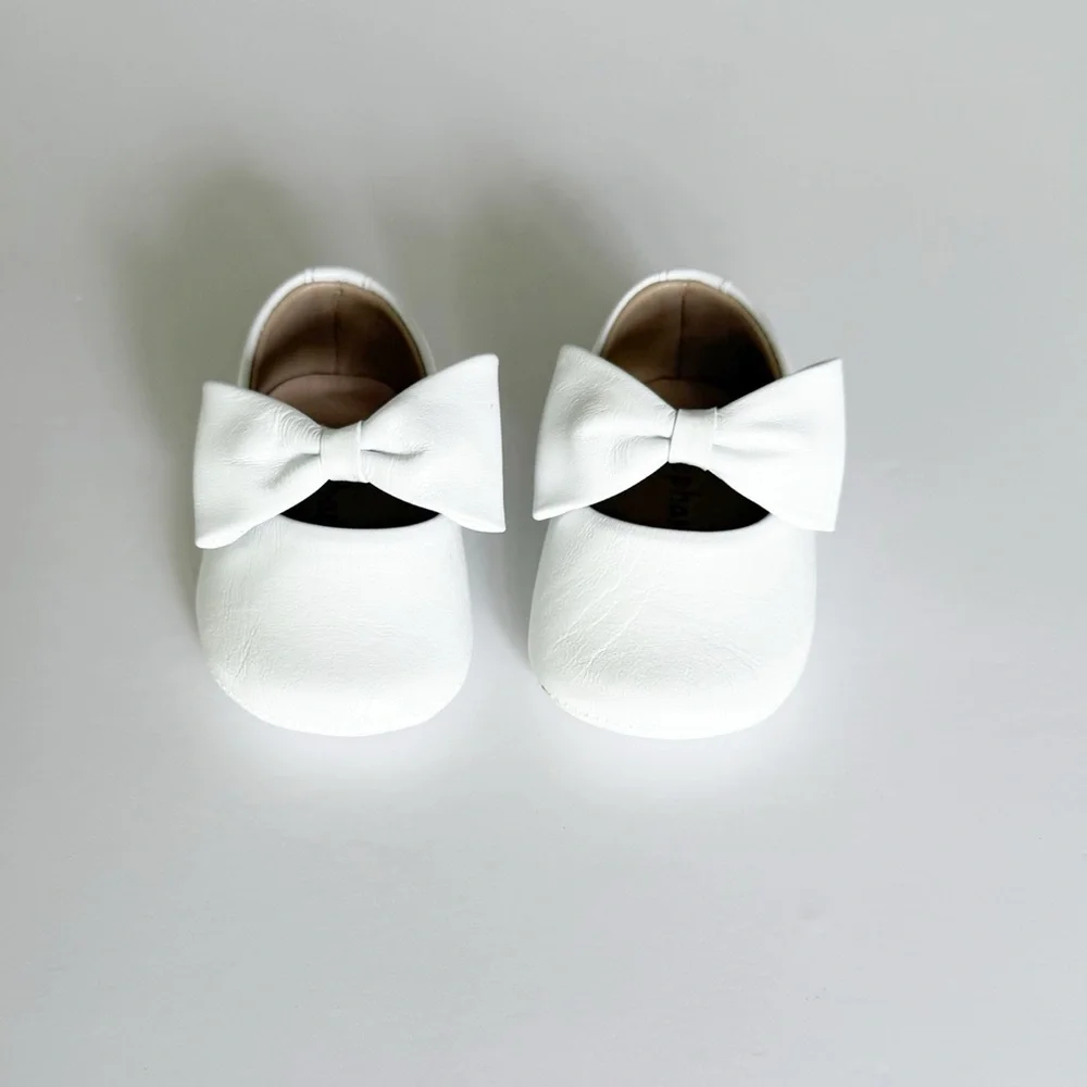 Elephantito Baby Ballerina Shoes with Bow - Picture 11 of 11